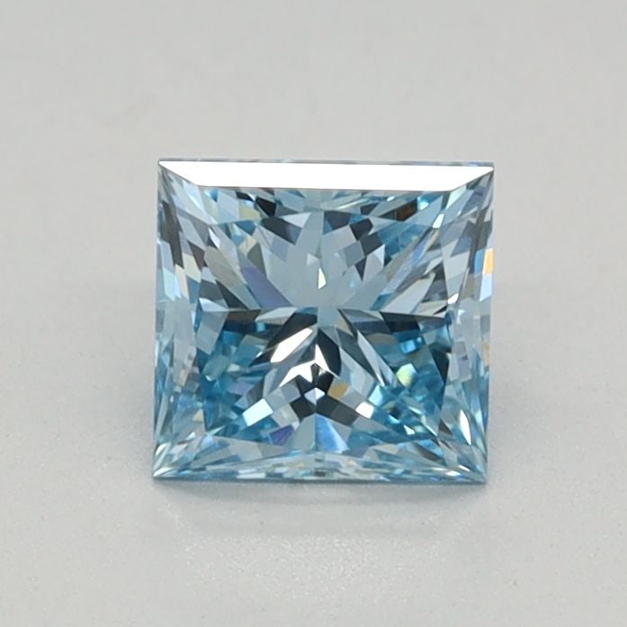 Loose Diamond - PRINCESS 0.52ct Fancy Vivid Blue VVS2 (1 of 1)