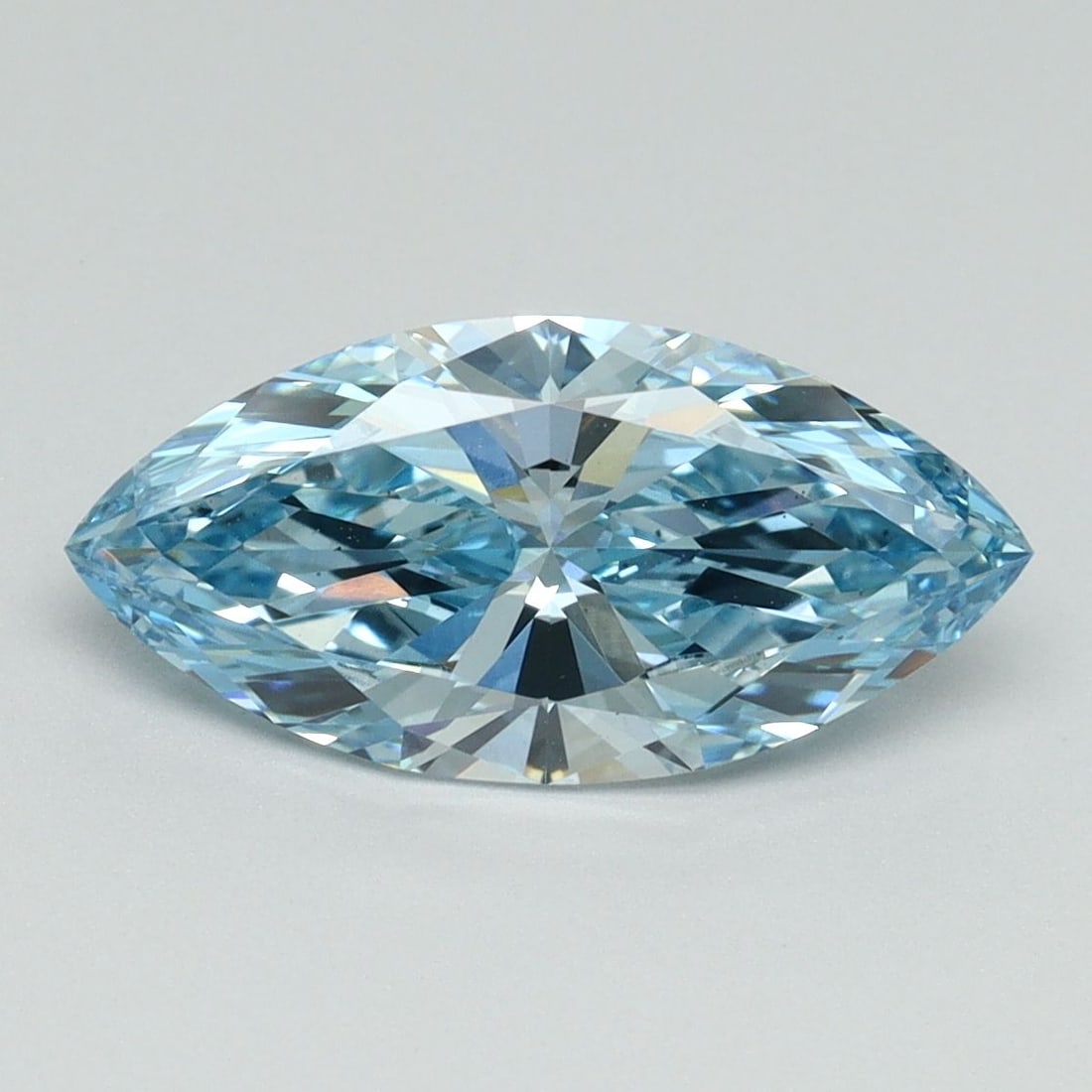 Loose Diamond - MARQUISE 1.86ct Fancy Vivid Blue VS1: Loose Diamond - MARQUISE 1.86ct Fancy Vivid Blue VS1 Source: This is a real non-mined Diamond that has been grown in a lab Shape: MARQUISE Carats: 1.86 Color: Fancy Vivid Blue Certification: IGI Video
