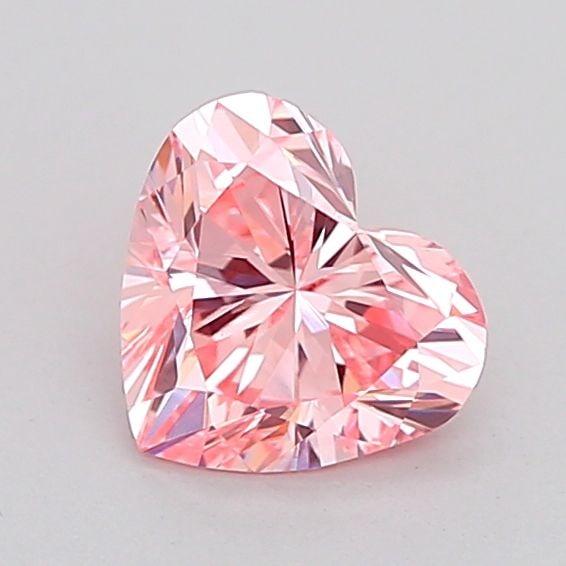 Loose Diamond - HEART 1.0ct Fancy Vivid Pink VS1: Loose Diamond - HEART 1.0ct Fancy Vivid Pink VS1 Source: This is a real non-mined Diamond that has been grown in a lab Shape: HEART Carats: 1.0 Color: Fancy Vivid Pink Certification: IGI Video: