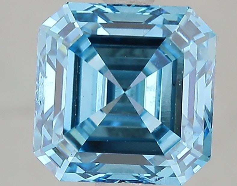 Loose Diamond - ASSCHER 3.54ct Fancy Vivid Blue VS2 (1 of 1)