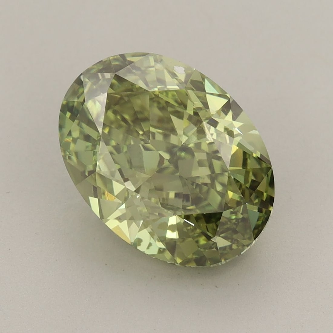 Loose Diamond - OVAL 4.24ct Fancy Vivid Green VS1 (1 of 1)