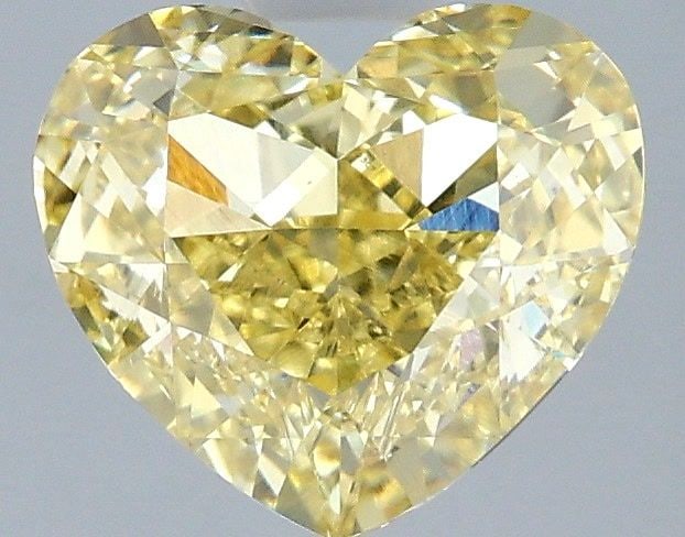 Loose Diamond - HEART 2.02ct Fancy Intense Yellow VVS2: Loose Diamond - HEART 2.02ct Fancy Intense Yellow VVS2 Source: This is a real non-mined Diamond that has been grown in a lab Shape: HEART Carats: 2.02 Color: Fancy Intense Yellow Certification: IGI Vi