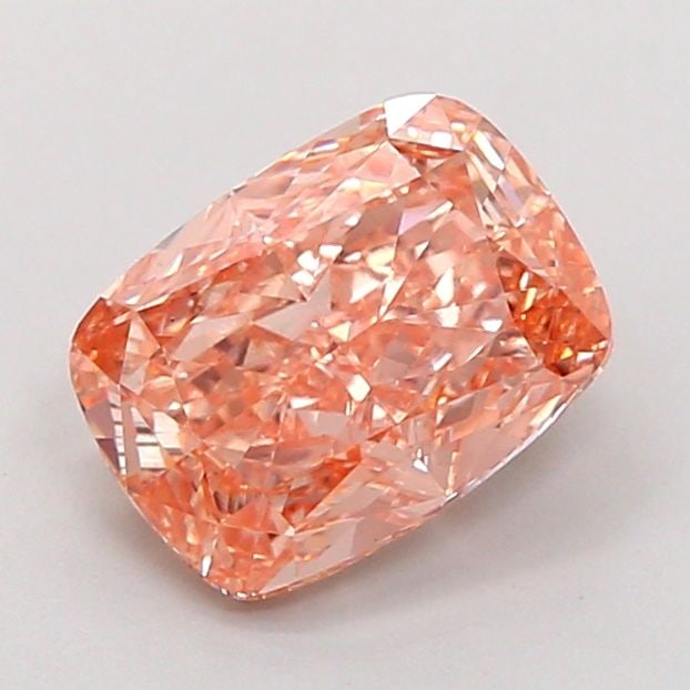 Loose Diamond - CUSHION MODIFIED 2.08ct Fancy Intense Brownish Orange VS1: Loose Diamond - CUSHION MODIFIED 2.08ct Fancy Intense Brownish Orange VS1 Source: This is a real non-mined Diamond that has been grown in a lab Shape: CUSHION MODIFIED Carats: 2.08 Color: Fancy Intens
