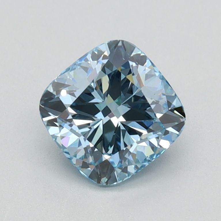 Loose Diamond - CUSHION BRILLIANT 0.9ct Fancy Intense Blue VS2 (1 of 1)