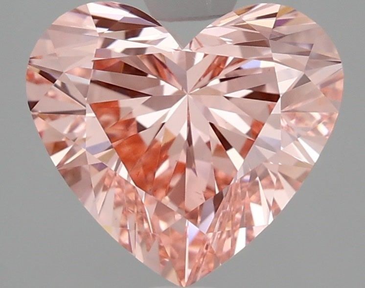 Loose Diamond - HEART 2.94ct Fancy Vivid Pink VS1: Loose Diamond - HEART 2.94ct Fancy Vivid Pink VS1 Source: This is a real non-mined Diamond that has been grown in a lab Shape: HEART Carats: 2.94 Color: Fancy Vivid Pink Certification: IGI Video: