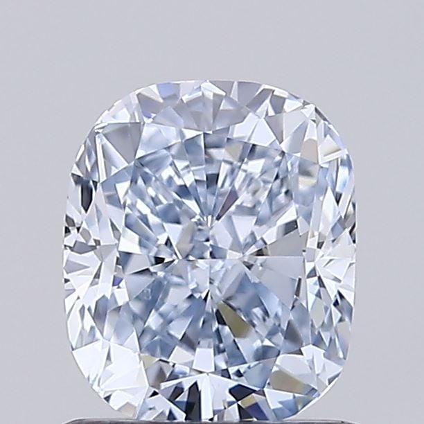 Loose Diamond - CUSHION MODIFIED 1.04ct Fancy Light Blue VS1: Loose Diamond - CUSHION MODIFIED 1.04ct Fancy Light Blue VS1 Source: This is a real non-mined Diamond that has been grown in a lab Shape: CUSHION MODIFIED Carats: 1.04 Color: Fancy Light Blue Certific