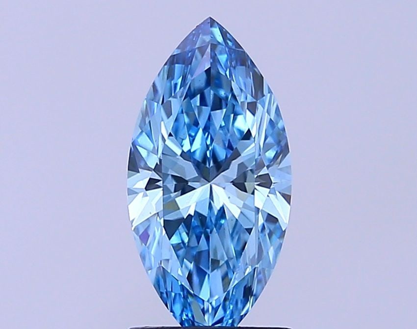 Loose Diamond - MARQUISE 1.57ct Fancy Vivid Blue VS1: Loose Diamond - MARQUISE 1.57ct Fancy Vivid Blue VS1 Source: This is a real non-mined Diamond that has been grown in a lab Shape: MARQUISE Carats: 1.57 Color: Fancy Vivid Blue Certification: NONE Vide