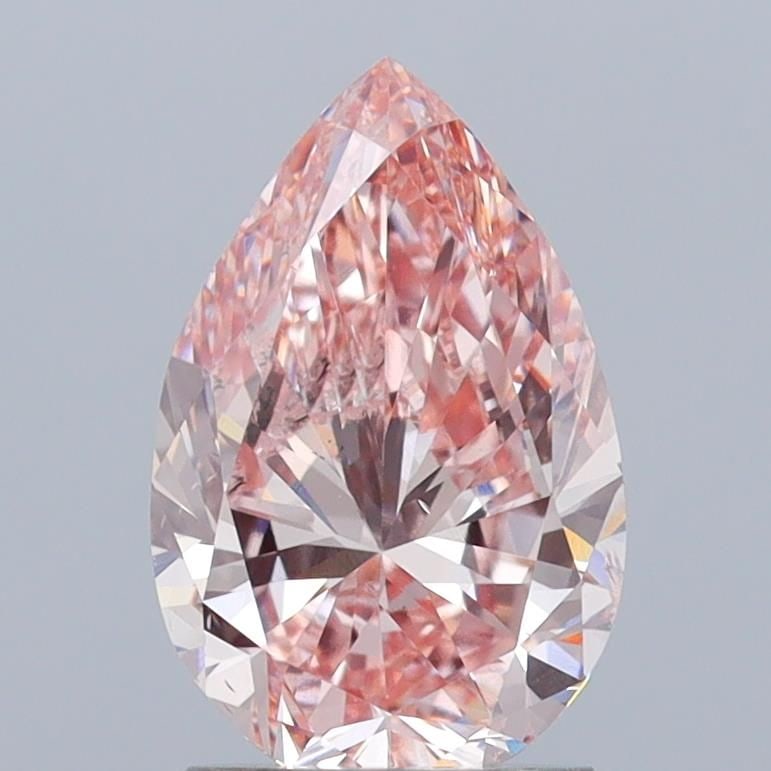 Loose Diamond - PEAR 1.98ct Fancy Pinkish Brown VS2: Loose Diamond - PEAR 1.98ct Fancy Pinkish Brown VS2 Source: This is a real non-mined Diamond that has been grown in a lab Shape: PEAR Carats: 1.98 Color: Fancy Pinkish Brown Certification: IGI Video: