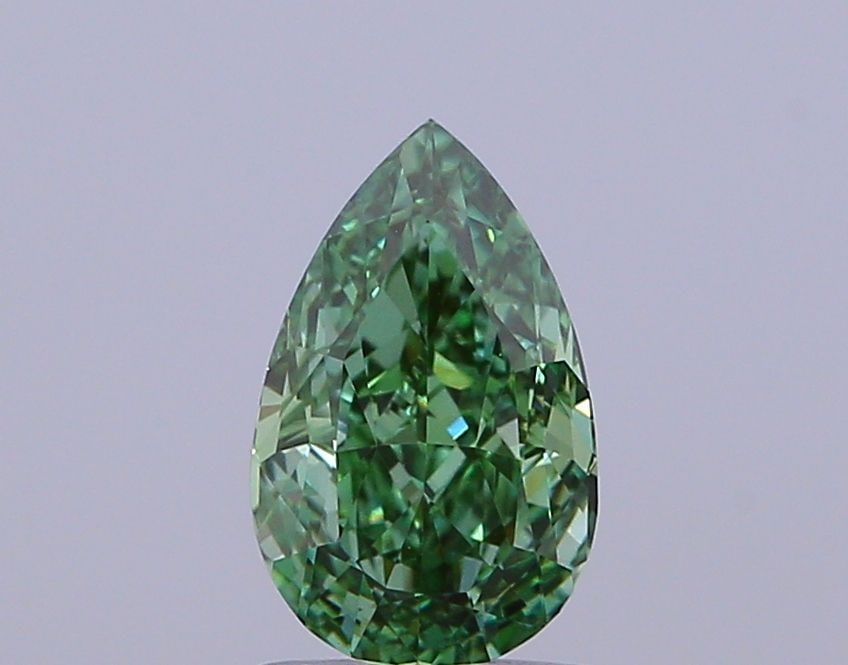 Loose Diamond - PEAR 1.21ct Fancy Vivid Green VVS2 (1 of 1)