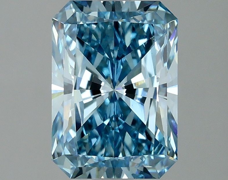 Loose Diamond - RADIANT 2.07ct Fancy Vivid Blue SI1 (1 of 1)