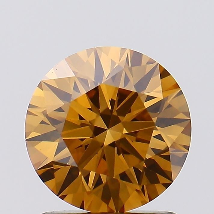 Loose Diamond - ROUND 1.19ct Fancy Brown VVS2: Loose Diamond - ROUND 1.19ct Fancy Brown VVS2 Source: This is a real non-mined Diamond that has been grown in a lab Shape: ROUND Carats: 1.19 Color: Fancy Brown Certification: NONE Video: