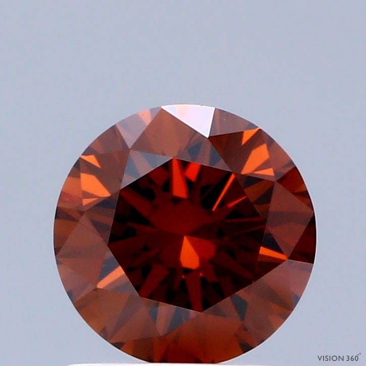Ideal Loose Diamond - ROUND 0.88ct Fancy Deep Orange VS1: Ideal Loose Diamond - ROUND 0.88ct Fancy Deep Orange VS1 Source: This is a real non-mined Diamond that has been grown in a lab Shape: ROUND Carats: 0.88 Color: Fancy Deep Orange Certification: IGI Vid