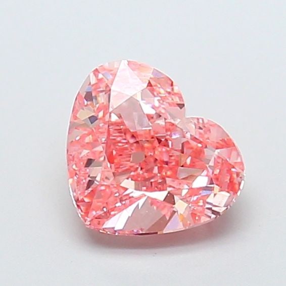 Loose Diamond - HEART 2.03ct Fancy Vivid Pink VVS2: Loose Diamond - HEART 2.03ct Fancy Vivid Pink VVS2 Source: This is a real non-mined Diamond that has been grown in a lab Shape: HEART Carats: 2.03 Color: Fancy Vivid Pink Certification: IGI Video:
