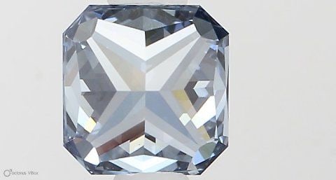 Loose Diamond - SQUARE RADIANT 0.58ct Fancy Vivid Blue VS1 (1 of 1)