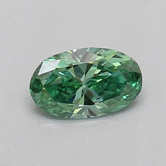 Loose Diamond - OVAL 0.18ct Fancy Vivid Green VS1 (1 of 1)