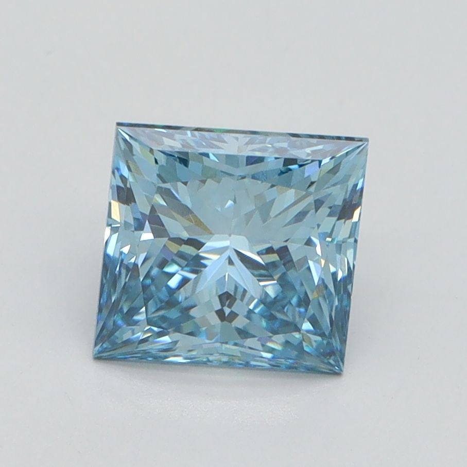 Loose Diamond - PRINCESS 1.73ct Fancy Vivid Blue VVS2 (1 of 1)