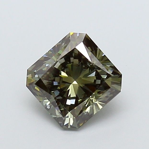 Loose Diamond - SQUARE RADIANT 2.08ct Fancy Deep Greenish Gray VS1: Loose Diamond - SQUARE RADIANT 2.08ct Fancy Deep Greenish Gray VS1 Source: This is a real non-mined Diamond that has been grown in a lab Shape: SQUARE RADIANT Carats: 2.08 Color: Fancy Deep Greenish G