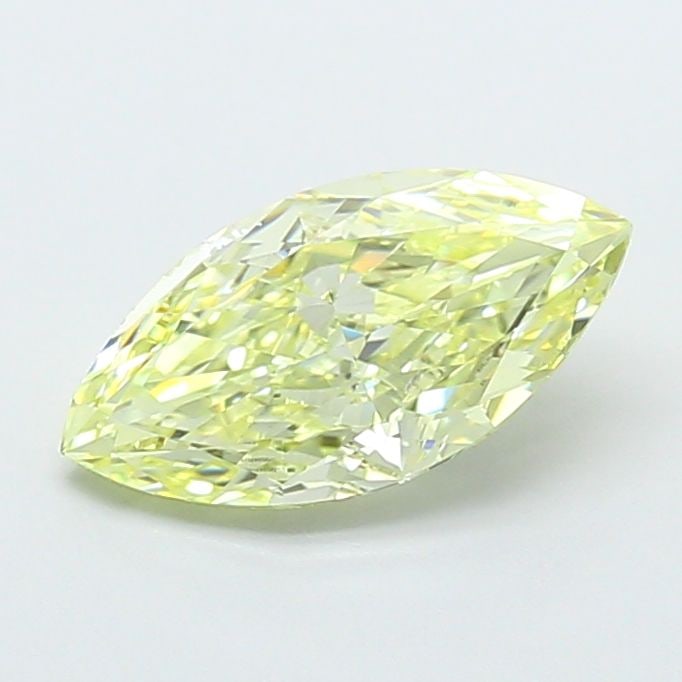 Loose Diamond - MARQUISE 2.14ct Fancy Yellow VVS2: Loose Diamond - MARQUISE 2.14ct Fancy Yellow VVS2 Source: This is a real non-mined Diamond that has been grown in a lab Shape: MARQUISE Carats: 2.14 Color: Fancy Yellow Certification: IGI Video: