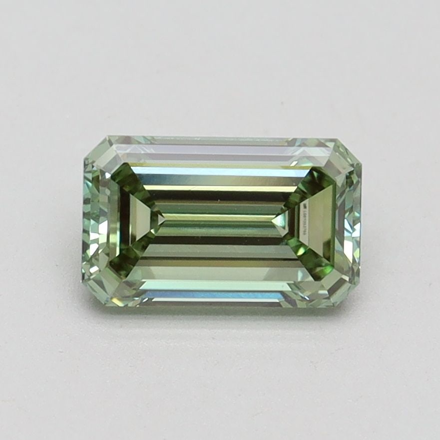 Loose Diamond - EMERALD 1.09ct Fancy Intense Green VVS2: Loose Diamond - EMERALD 1.09ct Fancy Intense Green VVS2 Source: This is a real non-mined Diamond that has been grown in a lab Shape: EMERALD Carats: 1.09 Color: Fancy Intense Green Certification: IGI