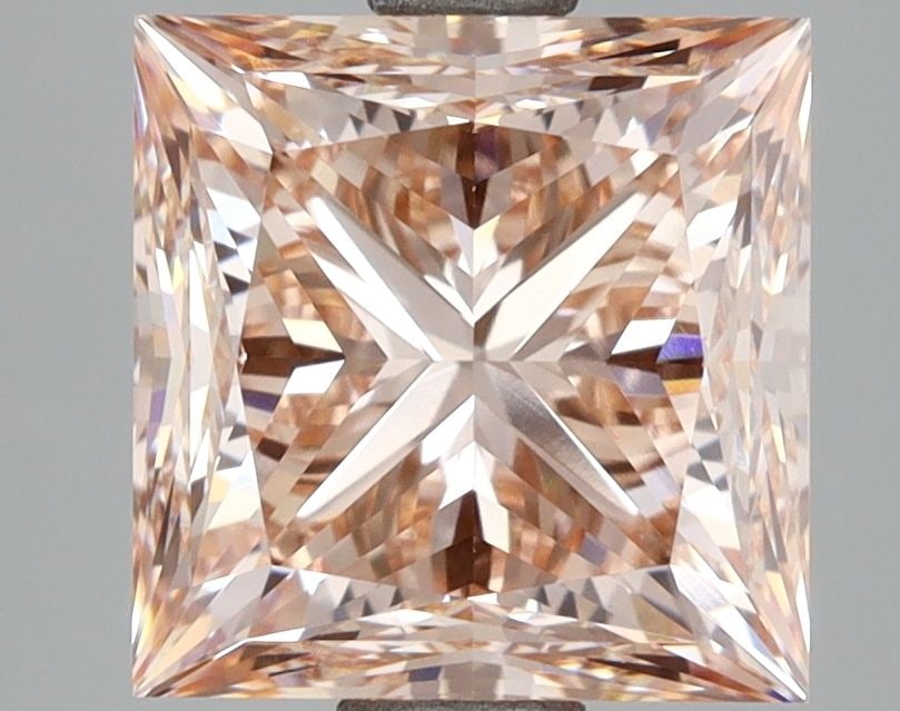 Loose Diamond - PRINCESS 4.16ct Fancy Intense Pink VVS2 (1 of 1)