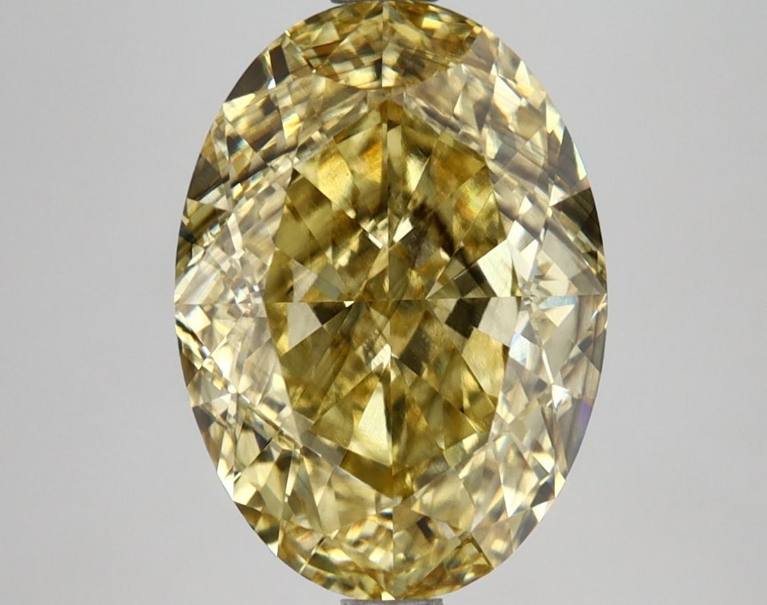 Loose Diamond - OVAL 5.43ct Fancy Vivid Yellow SI2 (1 of 1)
