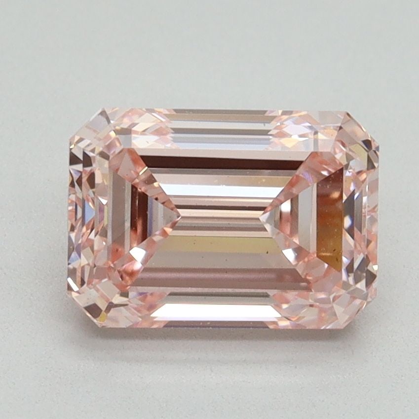 Loose Diamond - EMERALD 2.12ct Fancy Intense Pink VS1: Loose Diamond - EMERALD 2.12ct Fancy Intense Pink VS1 Source: This is a real non-mined Diamond that has been grown in a lab Shape: EMERALD Carats: 2.12 Color: Fancy Intense Pink Certification: IGI Vid