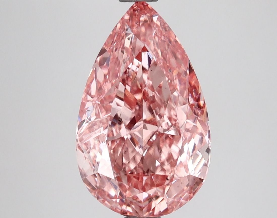 Loose Diamond - PEAR 3.01ct Fancy Vivid Pink SI1 (1 of 1)