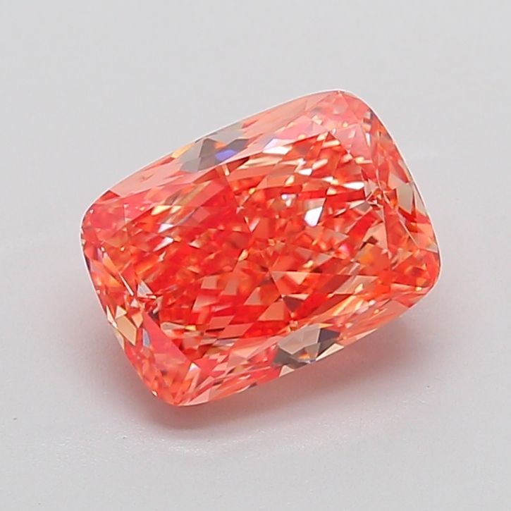 Loose Diamond - CUSHION MODIFIED 4.68ct Fancy Vivid Pink Orange VS1: Loose Diamond - CUSHION MODIFIED 4.68ct Fancy Vivid Pink Orange VS1 Source: This is a real non-mined Diamond that has been grown in a lab Shape: CUSHION MODIFIED Carats: 4.68 Color: Fancy Vivid Pink O