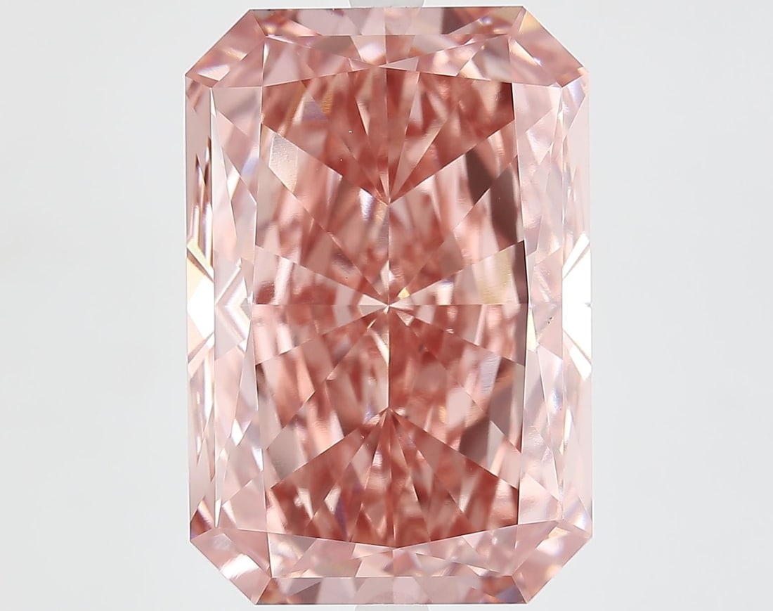 Loose Diamond - RADIANT 15.02ct Fancy Vivid Pink VS1: Loose Diamond - RADIANT 15.02ct Fancy Vivid Pink VS1 Source: This is a real non-mined Diamond that has been grown in a lab Shape: RADIANT Carats: 15.02 Color: Fancy Vivid Pink Certification: IGI Video