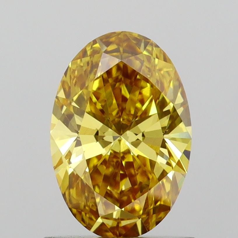 Loose Diamond - OVAL 0.92ct Fancy Intense Brown Yellow VS1: Loose Diamond - OVAL 0.92ct Fancy Intense Brown Yellow VS1 Source: This is a real non-mined Diamond that has been grown in a lab Shape: OVAL Carats: 0.92 Color: Fancy Intense Brown Yellow Certificatio