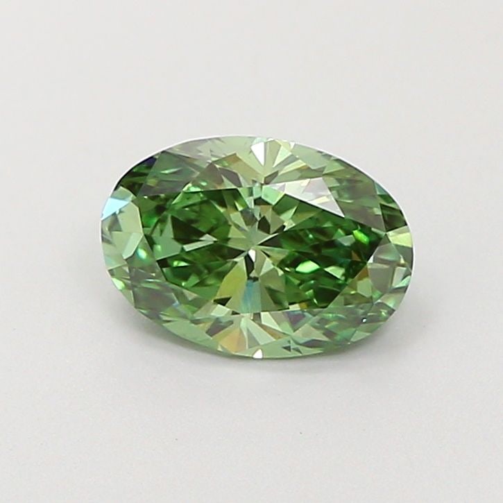 Loose Diamond - OVAL 0.83ct Fancy Vivid Green VS2 (1 of 1)