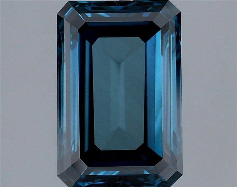 Loose Diamond - EMERALD 1.82ct Fancy Deep Blue VS2 (1 of 1)