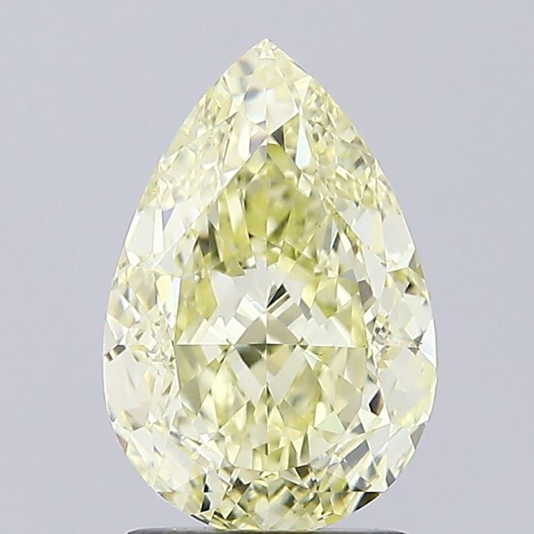 Loose Diamond - PEAR 2.02ct Fancy Light Yellow VS1 (1 of 1)