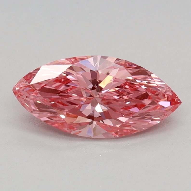 Loose Diamond - MARQUISE 0.36ct Fancy Vivid Pink VVS2: Loose Diamond - MARQUISE 0.36ct Fancy Vivid Pink VVS2 Source: This is a real non-mined Diamond that has been grown in a lab Shape: MARQUISE Carats: 0.36 Color: Fancy Vivid Pink Certification: IGI Vide