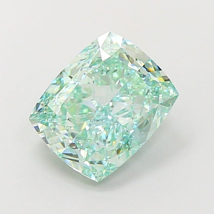 Loose Diamond - CUSHION MODIFIED 2.01ct Fancy Vivid Green VVS1 (1 of 1)