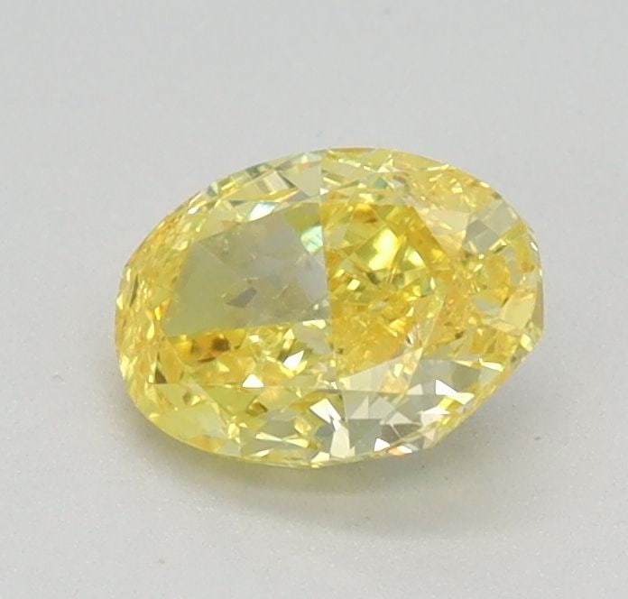 Loose Diamond - OVAL 0.52ct Fancy Vivid Yellow VS1: Loose Diamond - OVAL 0.52ct Fancy Vivid Yellow VS1 Source: This is a real non-mined Diamond that has been grown in a lab Shape: OVAL Carats: 0.52 Color: Fancy Vivid Yellow Certification: IGI Video: