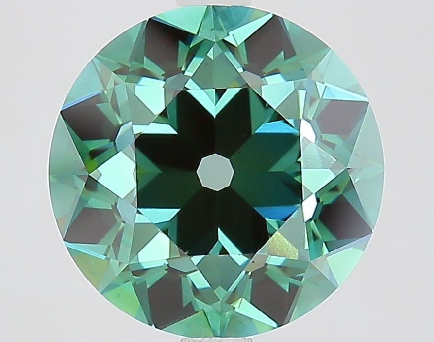 Loose Diamond - EUROPEAN CUT 4.27ct Fancy Vivid Green VS1 (1 of 1)