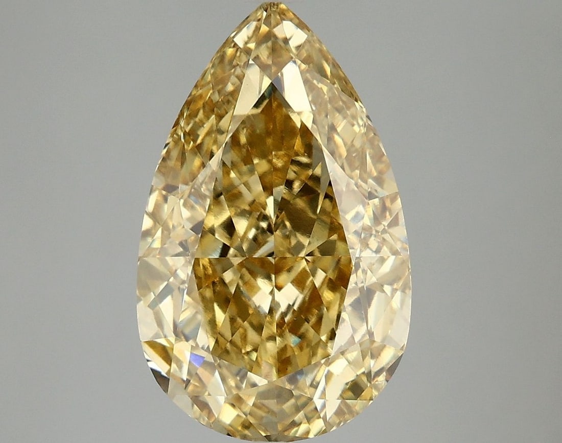 Loose Diamond - PEAR 5.1ct Fancy Intense Yellow VVS2: Loose Diamond - PEAR 5.1ct Fancy Intense Yellow VVS2 Source: This is a real non-mined Diamond that has been grown in a lab Shape: PEAR Carats: 5.1 Color: Fancy Intense Yellow Certification: IGI Video: