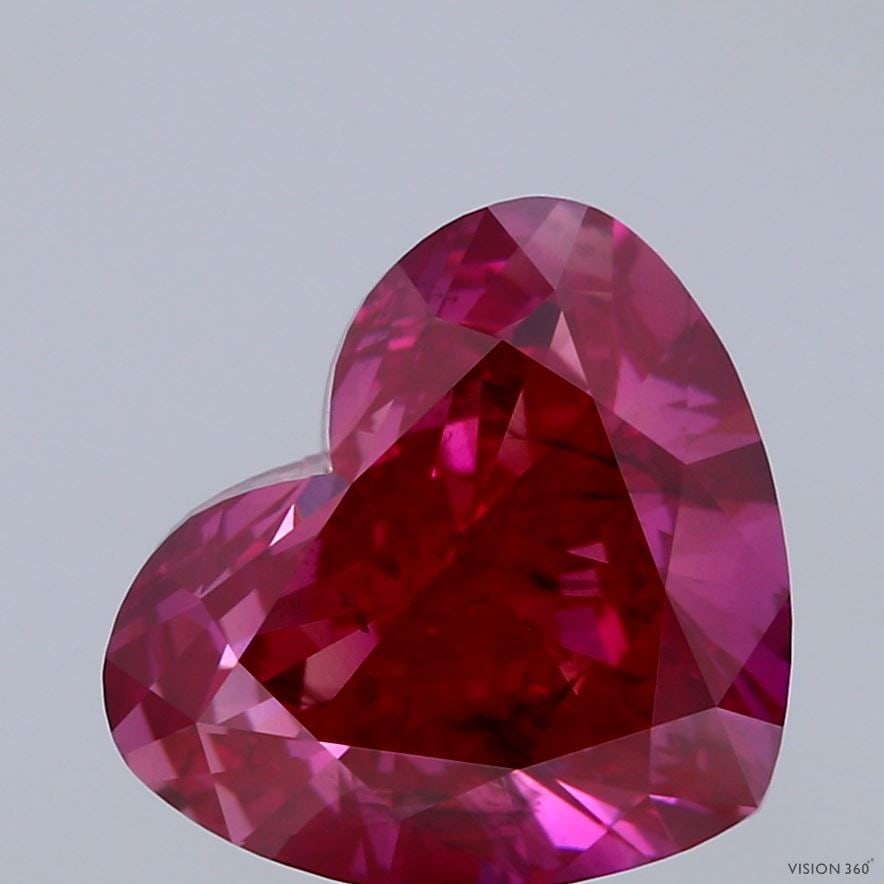 Loose Diamond - HEART 5.27ct Fancy Deep Pink SI2 (1 of 1)