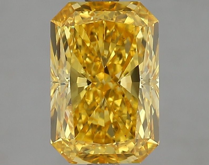 Loose Diamond - RADIANT 3.02ct Fancy Vivid Yellow VS1: Loose Diamond - RADIANT 3.02ct Fancy Vivid Yellow VS1 Source: This is a real non-mined Diamond that has been grown in a lab Shape: RADIANT Carats: 3.02 Color: Fancy Vivid Yellow Certification: IGI Vid