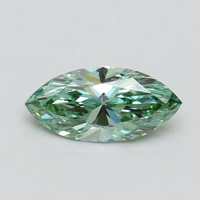 Loose Diamond - MARQUISE 0.55ct Fancy Vivid Green VS1: Loose Diamond - MARQUISE 0.55ct Fancy Vivid Green VS1 Source: This is a real non-mined Diamond that has been grown in a lab Shape: MARQUISE Carats: 0.55 Color: Fancy Vivid Green Certification: IGI Vid