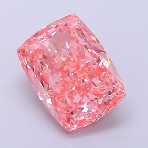 Loose Diamond - CUSHION MODIFIED 2.05ct Fancy Vivid Pink VS1: Loose Diamond - CUSHION MODIFIED 2.05ct Fancy Vivid Pink VS1 Source: This is a real non-mined Diamond that has been grown in a lab Shape: CUSHION MODIFIED Carats: 2.05 Color: Fancy Vivid Pink Certific