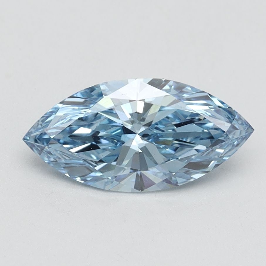 Loose Diamond - MARQUISE 1.02ct Fancy Vivid Blue VS1: Loose Diamond - MARQUISE 1.02ct Fancy Vivid Blue VS1 Source: This is a real non-mined Diamond that has been grown in a lab Shape: MARQUISE Carats: 1.02 Color: Fancy Vivid Blue Certification: IGI Video