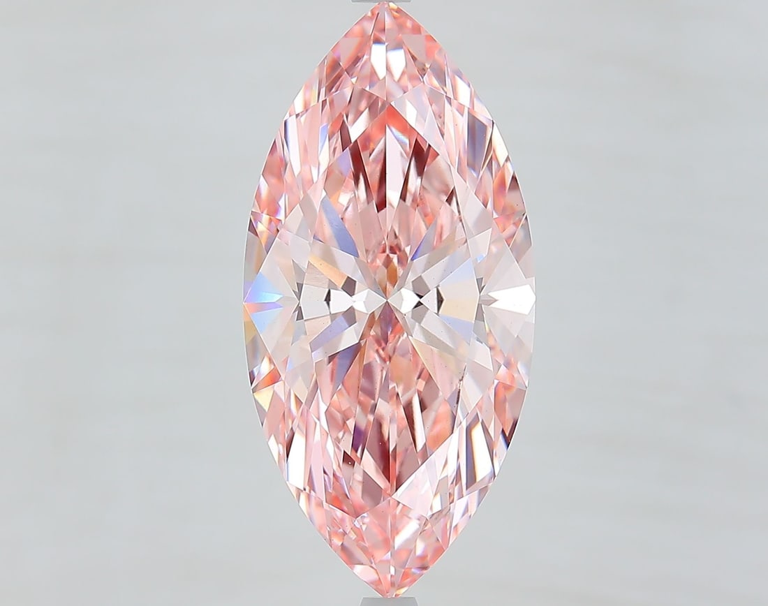 Loose Diamond - MARQUISE 7.03ct Fancy Intense Pink VS1: Loose Diamond - MARQUISE 7.03ct Fancy Intense Pink VS1 Source: This is a real non-mined Diamond that has been grown in a lab Shape: MARQUISE Carats: 7.03 Color: Fancy Intense Pink Certification: IGI V