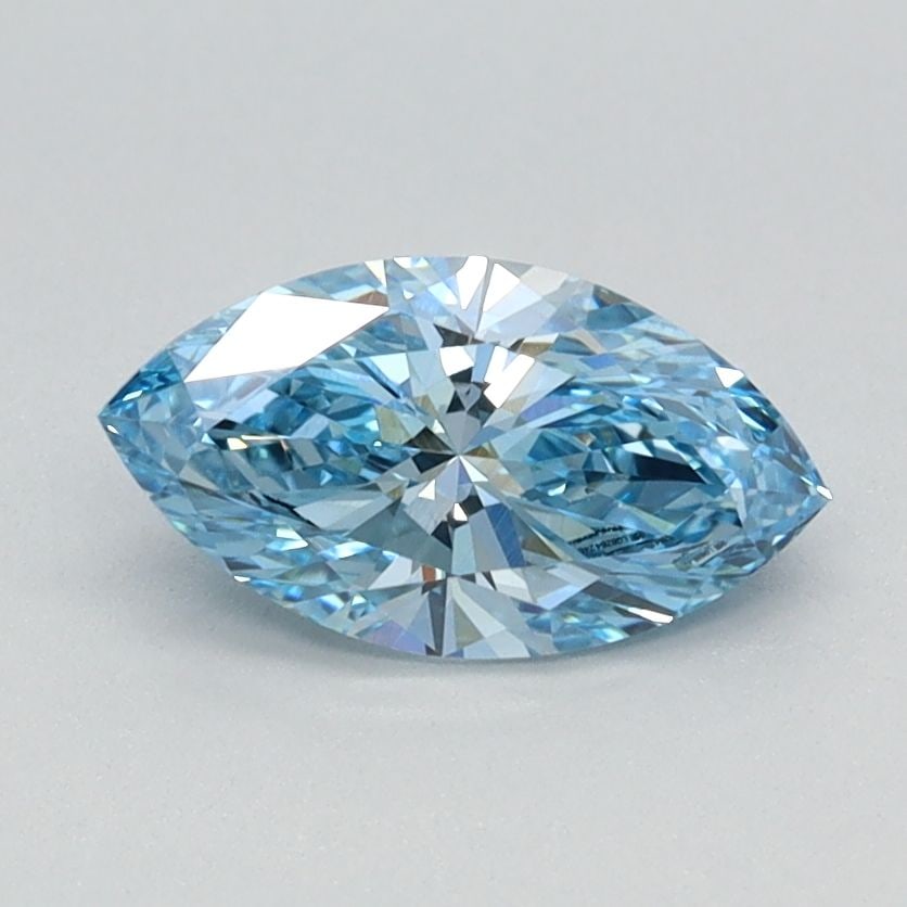 Loose Diamond - MARQUISE 0.7ct Fancy Vivid Blue VVS2: Loose Diamond - MARQUISE 0.7ct Fancy Vivid Blue VVS2 Source: This is a real non-mined Diamond that has been grown in a lab Shape: MARQUISE Carats: 0.7 Color: Fancy Vivid Blue Certification: IGI Video: