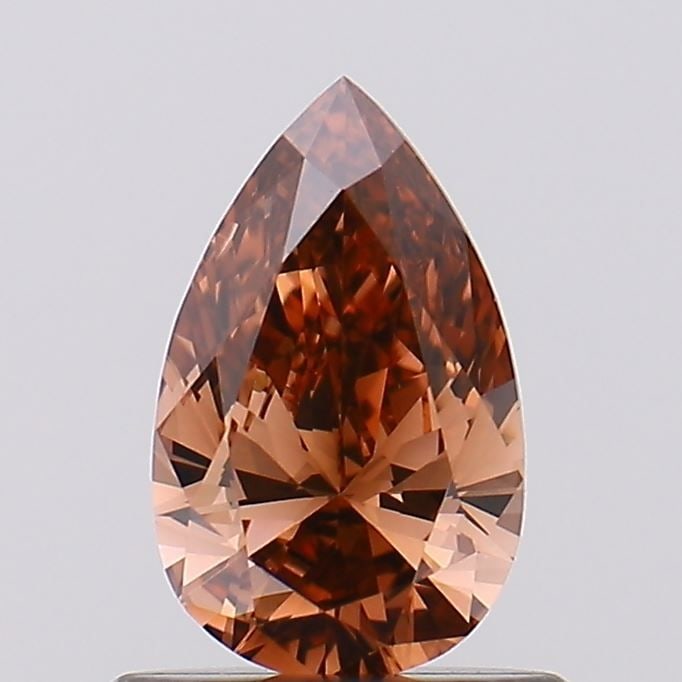 Loose Diamond - PEAR 0.53ct Fancy Brown VS1: Loose Diamond - PEAR 0.53ct Fancy Brown VS1 Source: This is a real non-mined Diamond that has been grown in a lab Shape: PEAR Carats: 0.53 Color: Fancy Brown Certification: NONE Video: