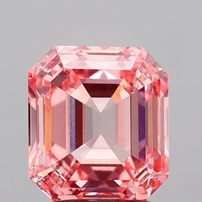 Loose Diamond - EMERALD 3.0ct Fancy Intense Pink SI1 (1 of 1)