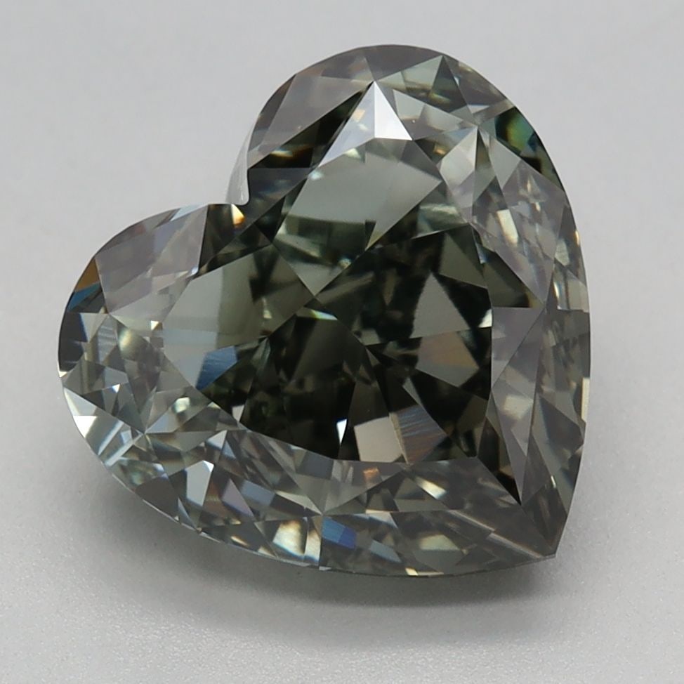 Loose Diamond - HEART 3.5ct Fancy Intense Green VVS2: Loose Diamond - HEART 3.5ct Fancy Intense Green VVS2 Source: This is a real non-mined Diamond that has been grown in a lab Shape: HEART Carats: 3.5 Color: Fancy Intense Green Certification: IGI Video: