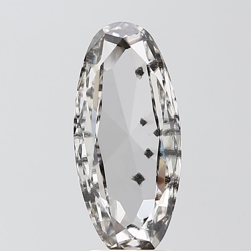 Loose Diamond - OVAL 2.57ct Salt and Pepper I2: Loose Diamond - OVAL 2.57ct Salt and Pepper I2 Source: This is a real non-mined Diamond that has been grown in a lab Shape: OVAL Carats: 2.57 Color: Salt and Pepper Certification: NONE Video: