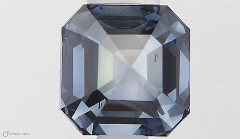Loose Diamond - SQUARE EMERALD 1.02ct Fancy Deep Blue SI2 (1 of 1)